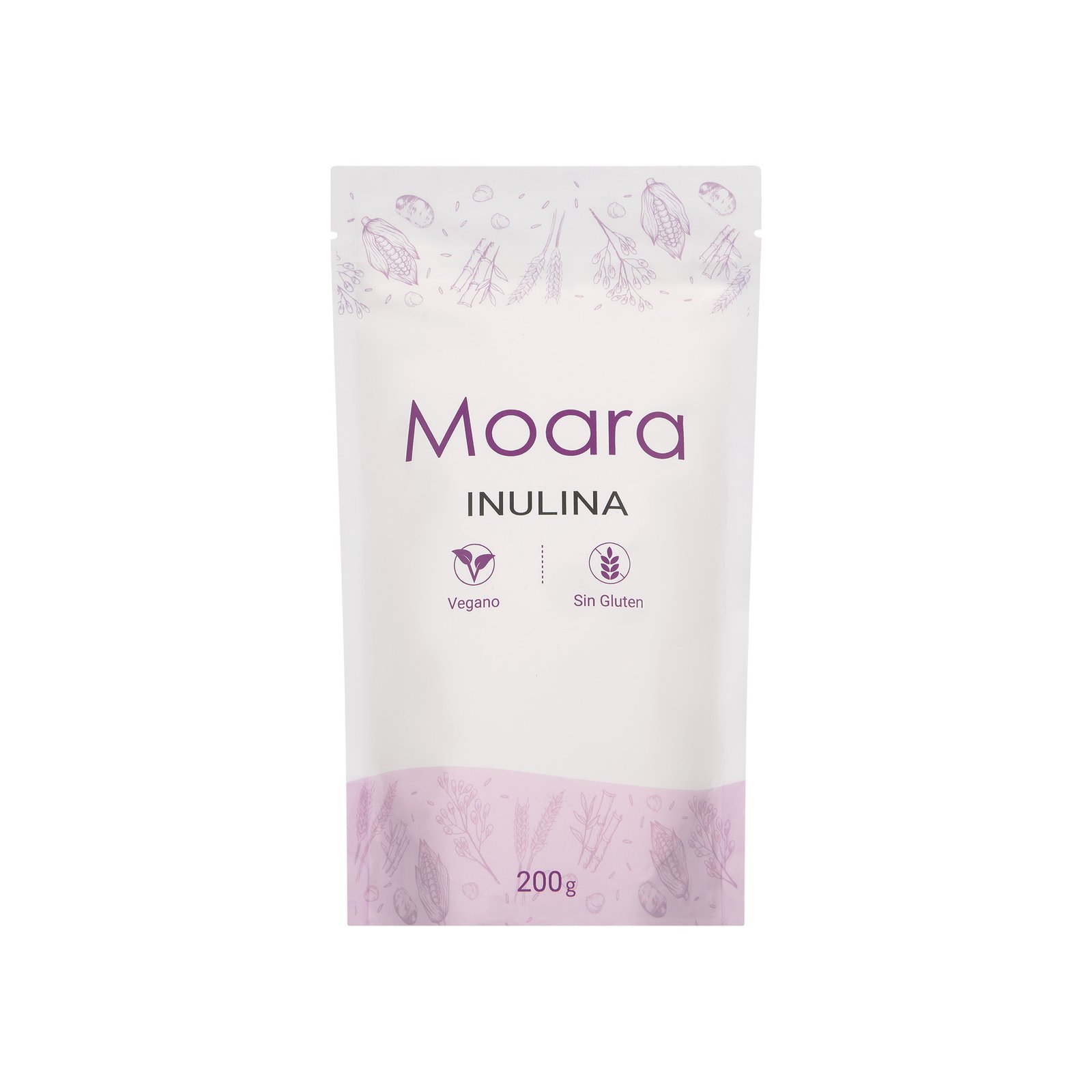 Inulina de achicoria en polvo sin gluten 200g