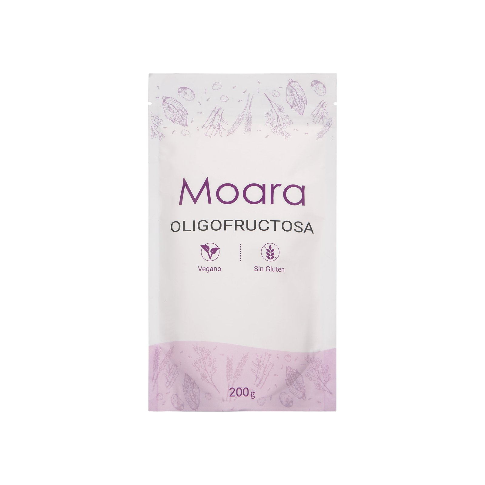 Oligofructosa de achicoria en polvo sin gluten 200g