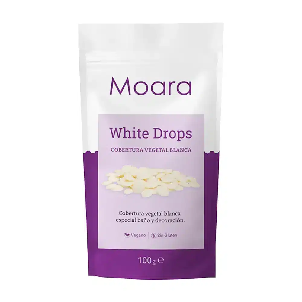 white drops de chocolate
