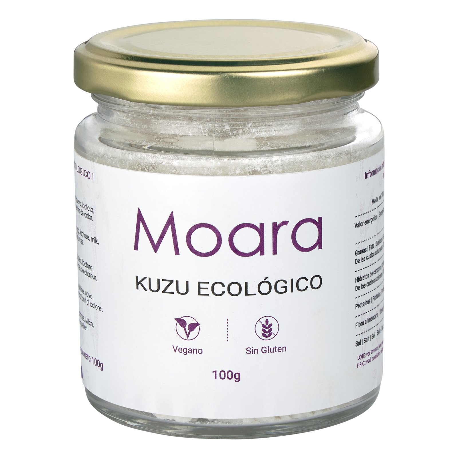 Kuzu ecológico - sin gluten - MOARA 100g